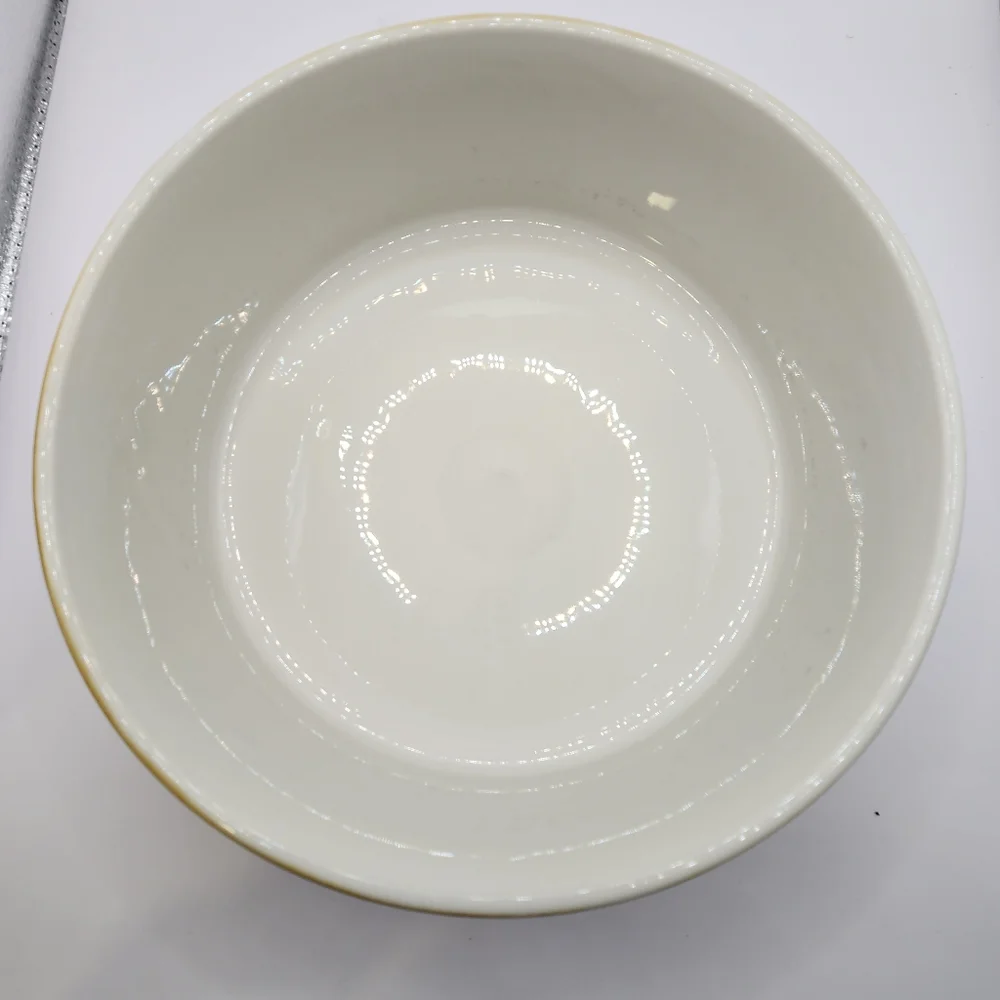 Vintage Glazed Brown Soufflé Baking Dish